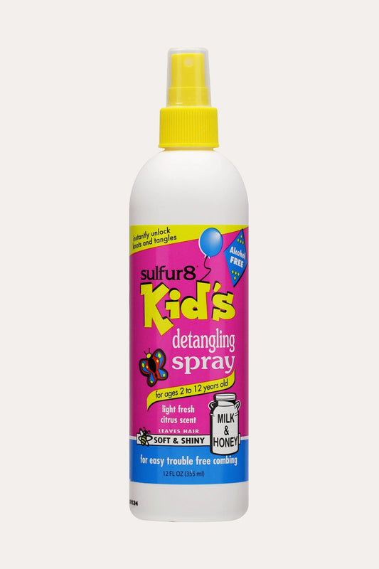 SULFUR8 KID'S SOFT & SHINY DETANGLING SPRAY 12oz SULFUR8
