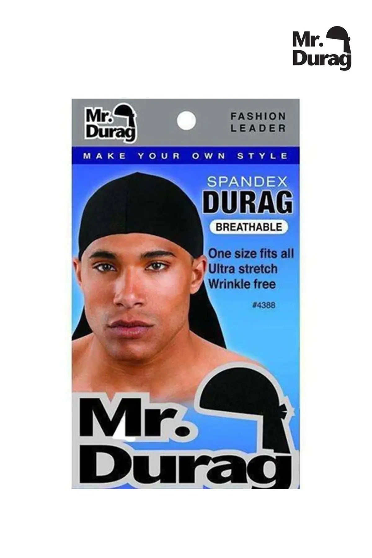 MR.DURAG DURAG BLACK SPANDEX #4388 - BSW BEAUTY CANADA