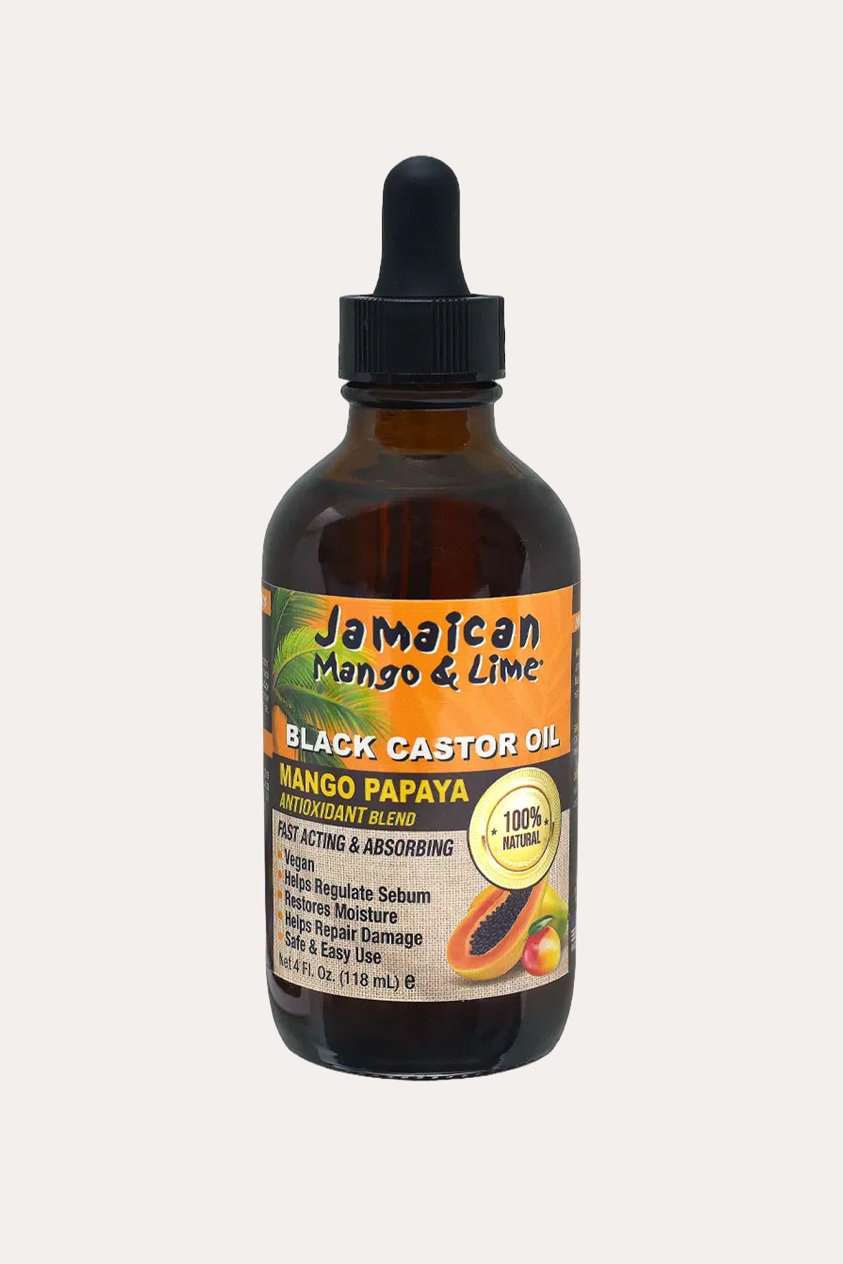 JAMAICAN MANGO & LIME BLACK CASTOR OIL - MANGO PAPAYA