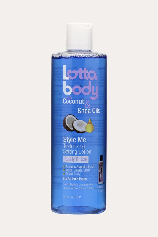 LOTTABODY COCONUT & SHEA OILS STYLE ME TEXTURIZING SETTING LOTION 12oz - BSW BEAUTY CANADA