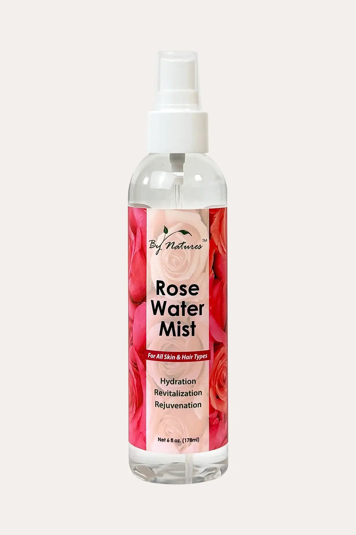 BY NATURES ROSE WATER MIST 6oz - BSW BEAUTY CANADA