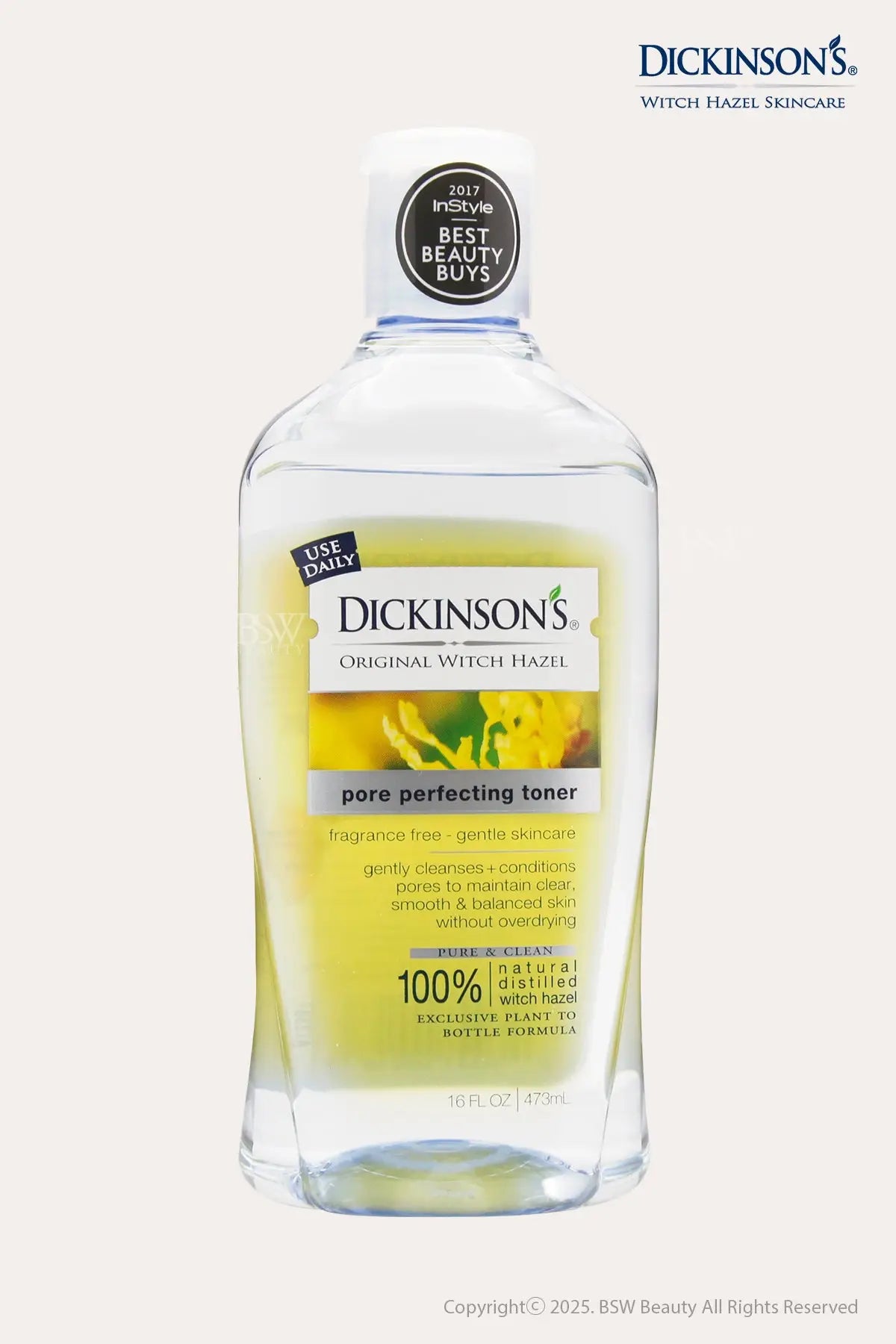 DICKINSON'S ORIGINAL WITCH HAZEL PORE PERFECTING TONER 16oz - BSW BEAUTY CANADA