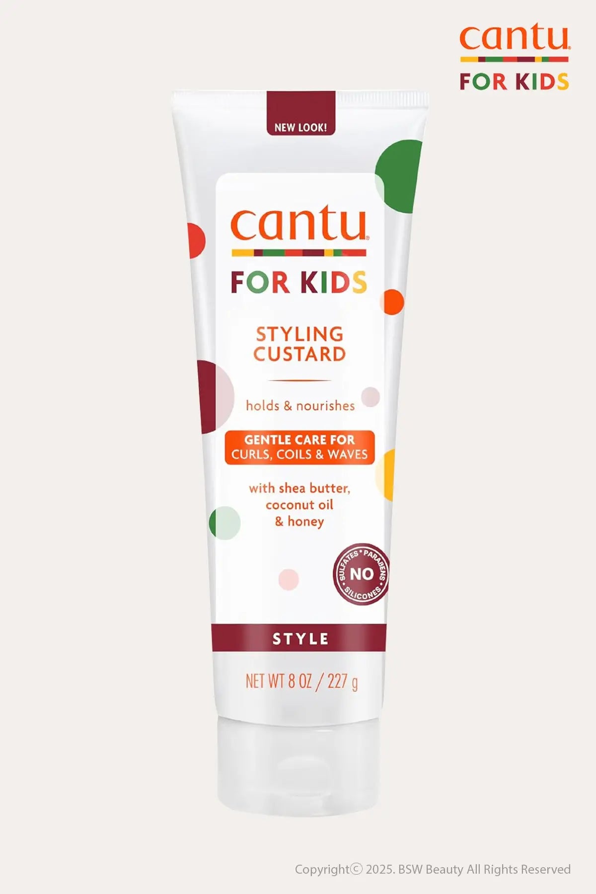 CANTU CARE FOR KIDS STYLING CUSTARD 8oz - BSW BEAUTY CANADA