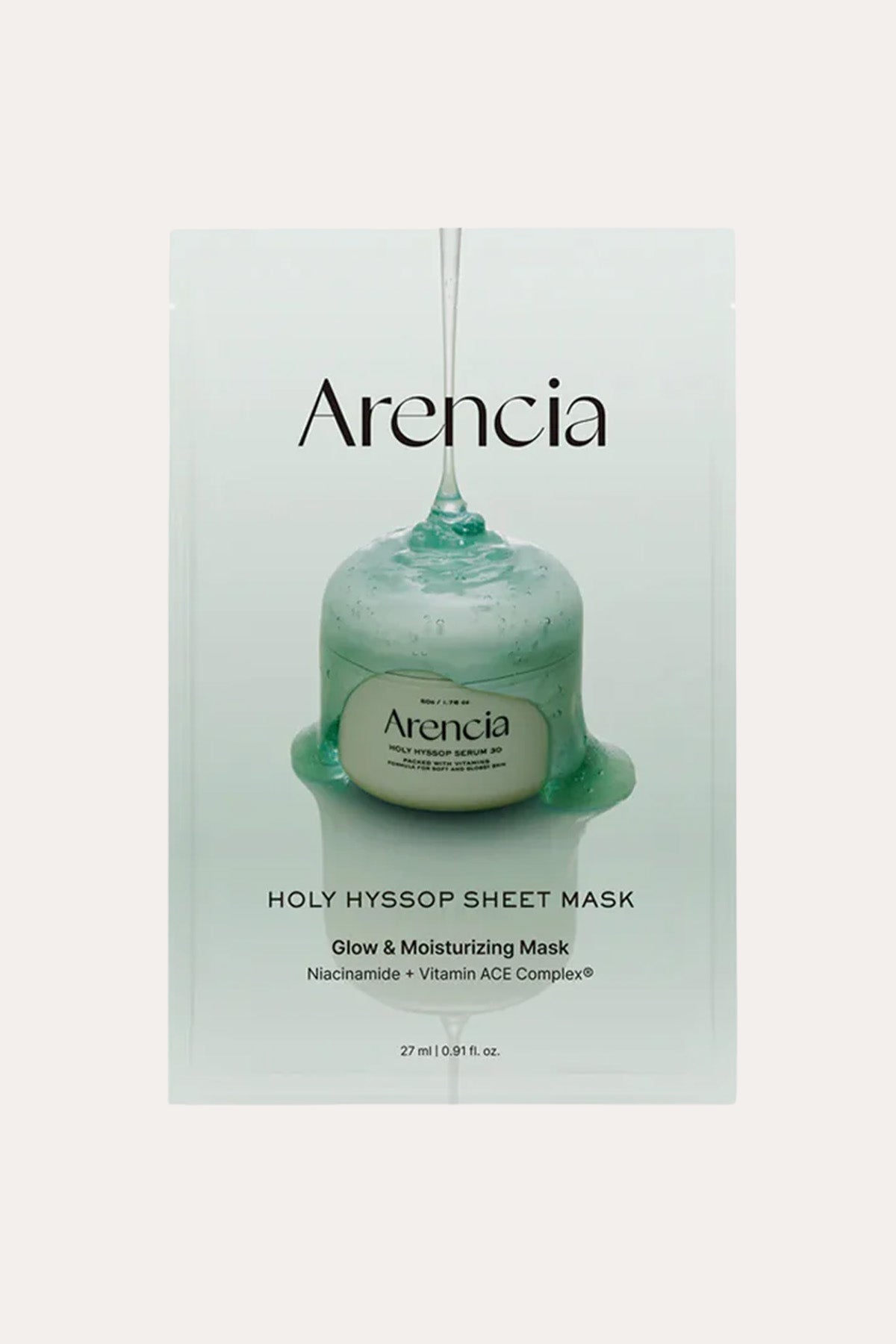 ARENCIA HOLY HYSSOP SHEET MASK - BSW BEAUTY CANADA