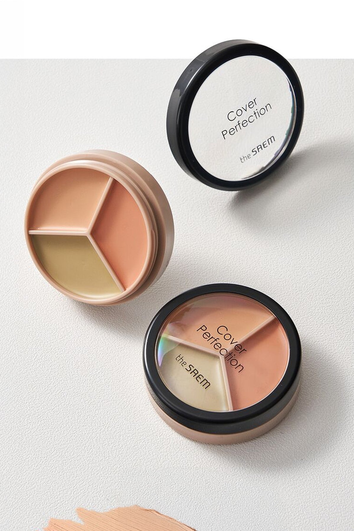 THE SAEM COVER PERFECTION TRIPLE POT CONCEALER