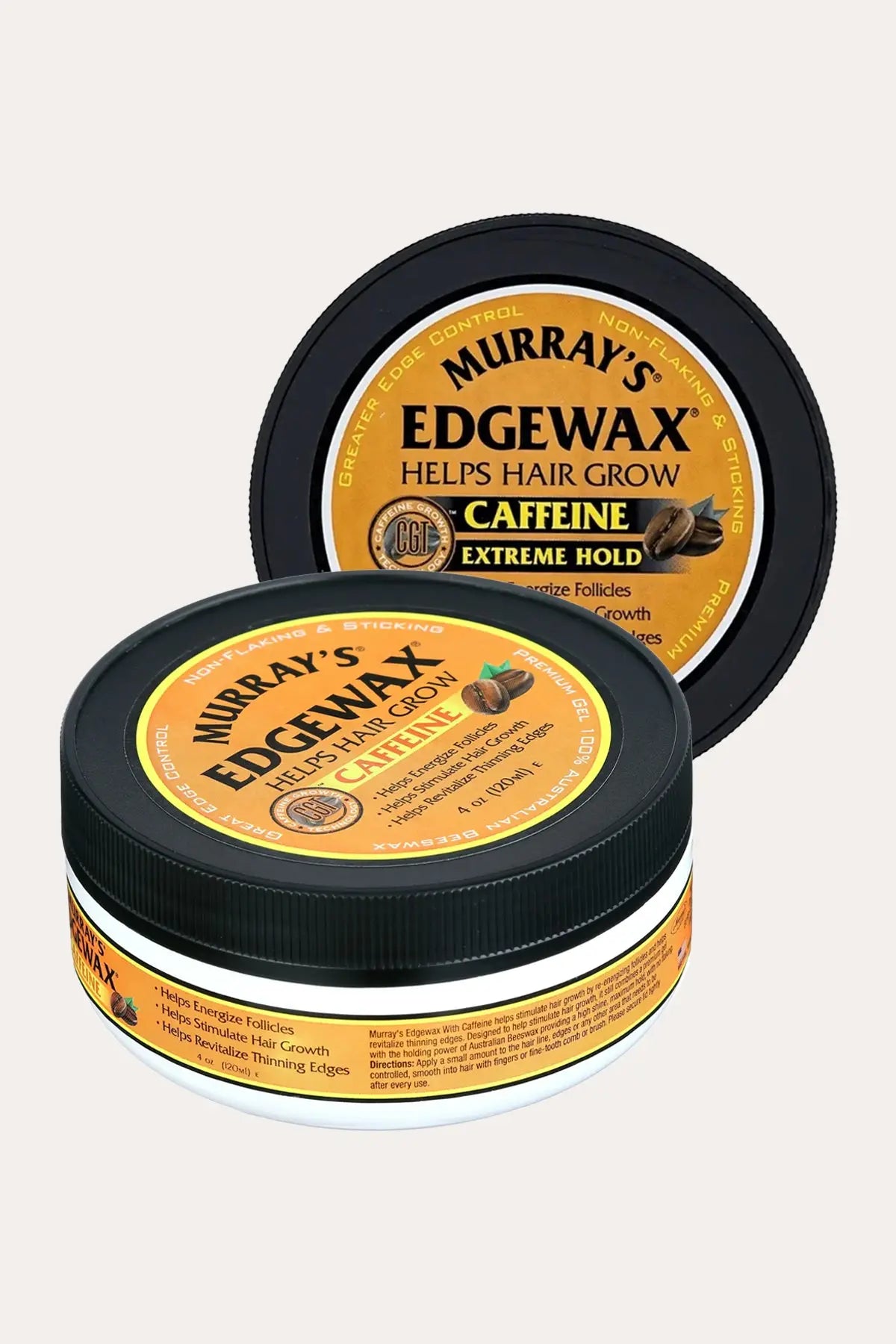 MURRAY'S EDGEWAX CAFFEINE HAIR GROWTH EDGE CONTROL 4oz