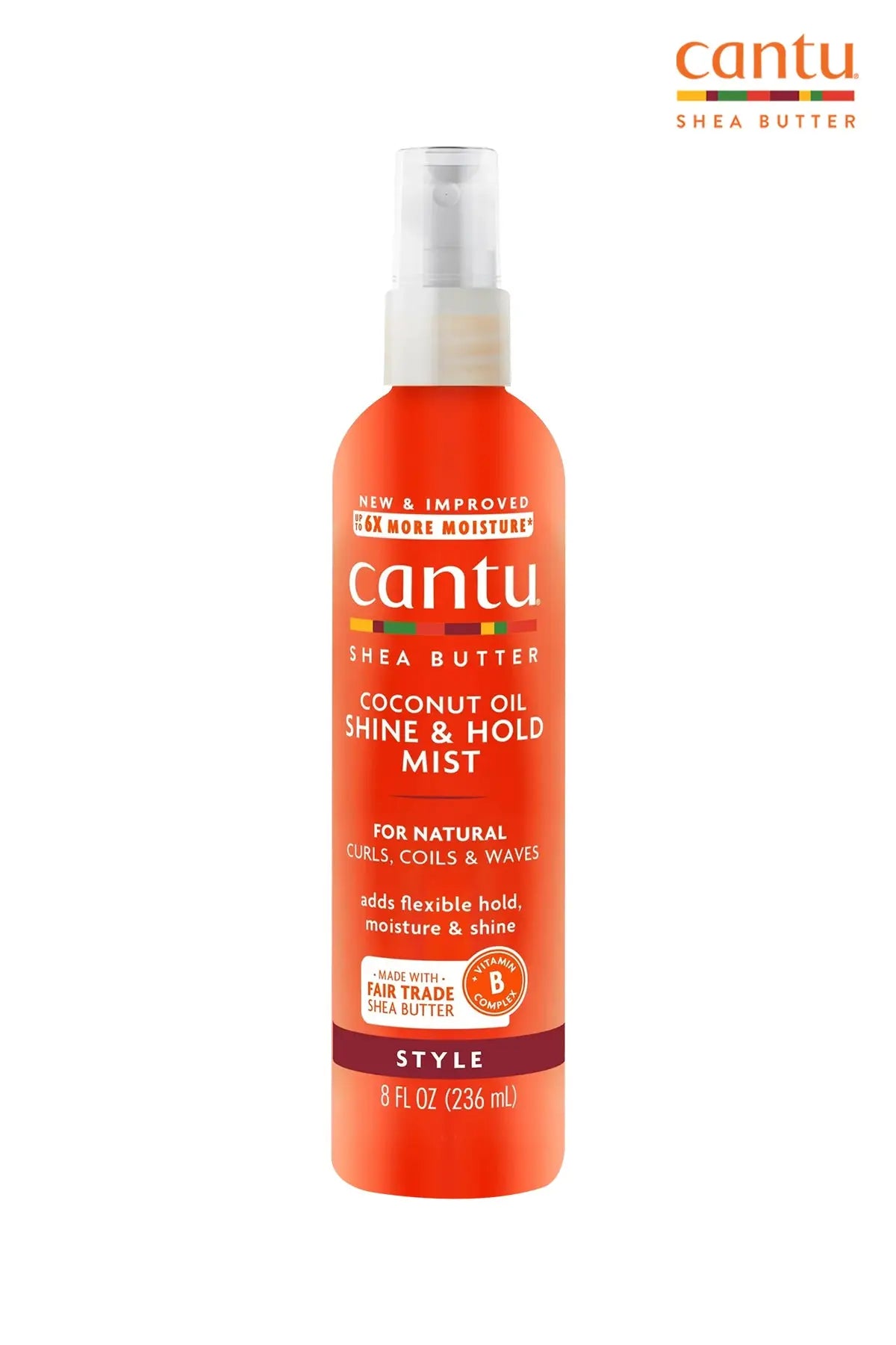 CANTU FOR NATURAL HAIR COCONUT OIL SHINE & HOLD MIST 8oz - BSW BEAUTY CANADA