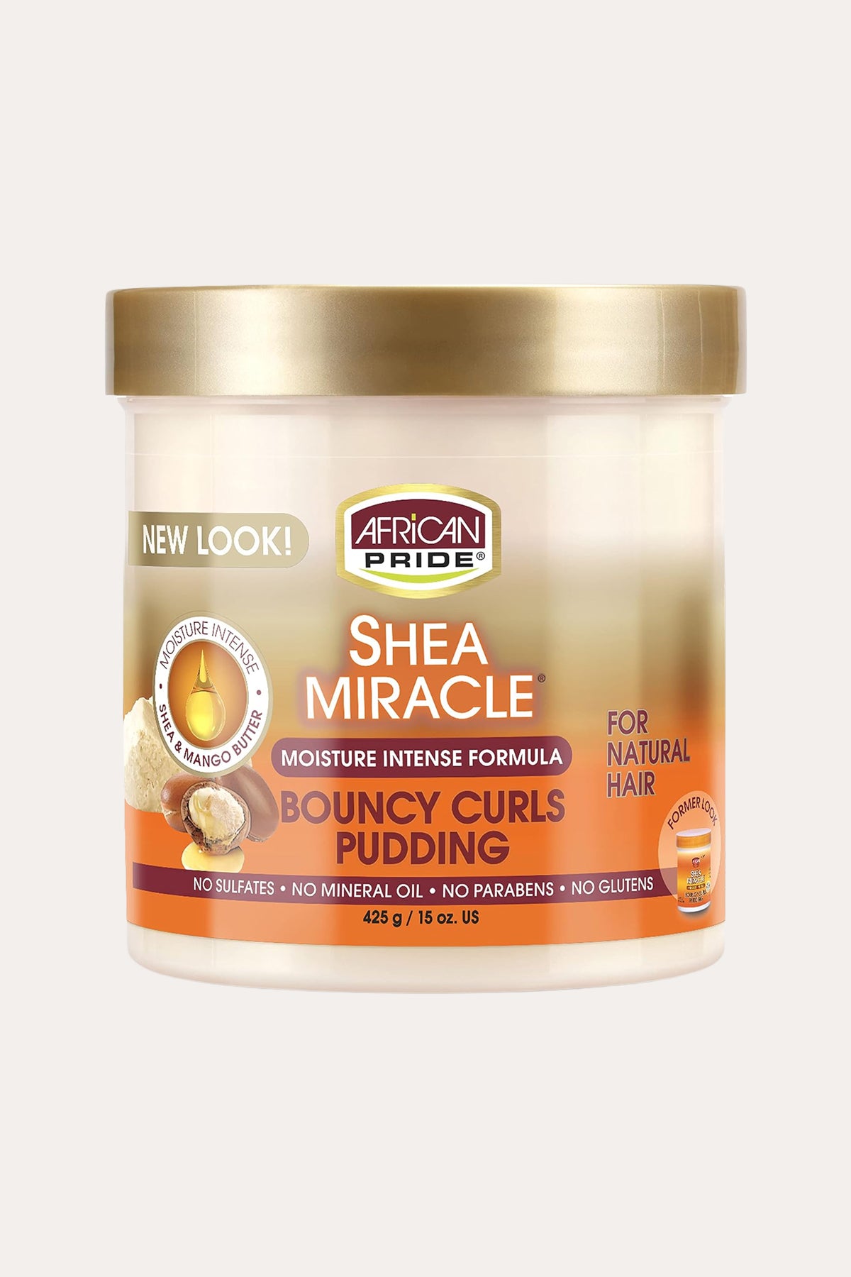 AFRICAN PRIDE SHEA MIRACLE BOUNCY CURLS PUDDING 15oz