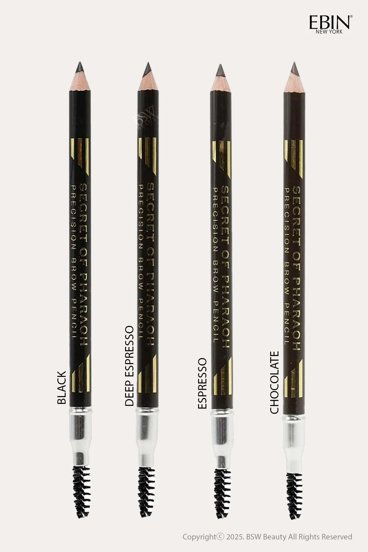 EBIN NEW YORK SECRET OF PHARAOH PRECISION BROW PENCIL - BSW BEAUTY CANADA