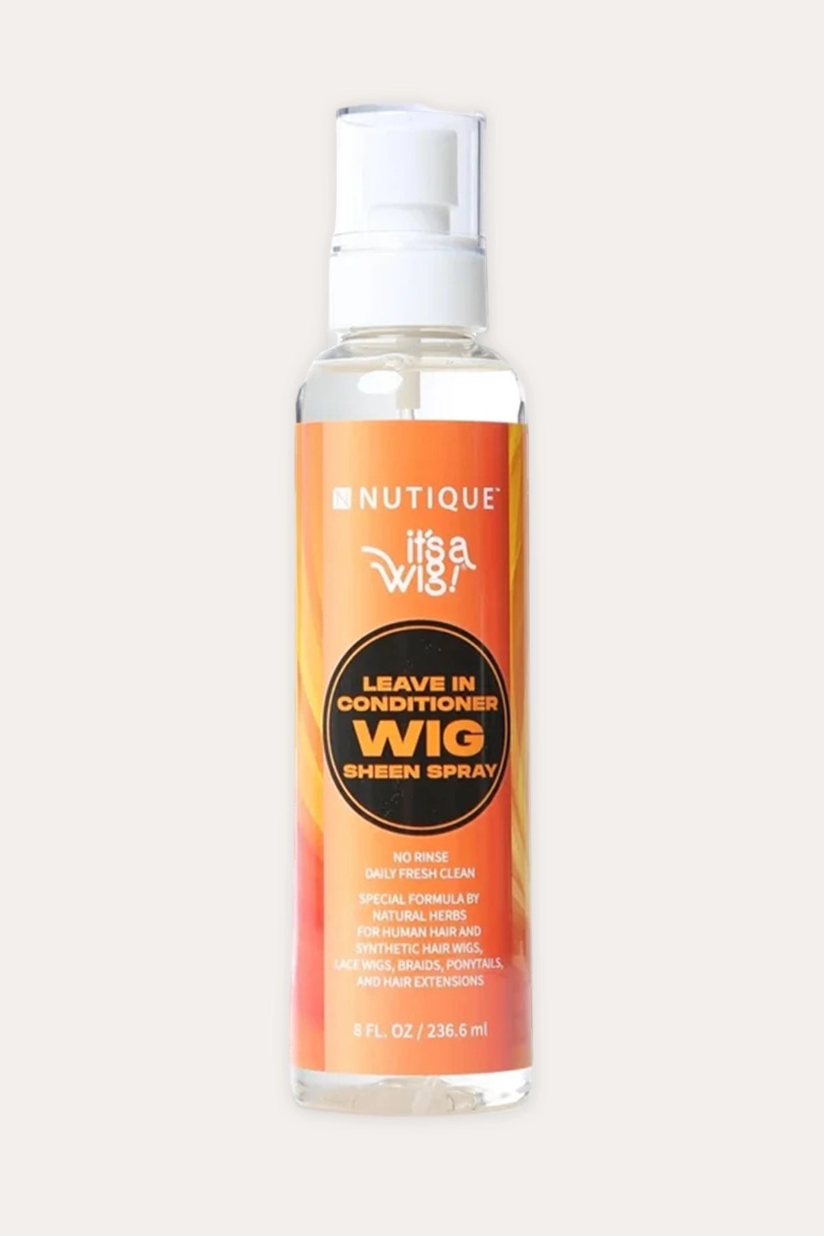 NUTIQUE LEAVE-IN CONDITIONER WIG SHEEN SPRAY 8oz | Wig Refresher
