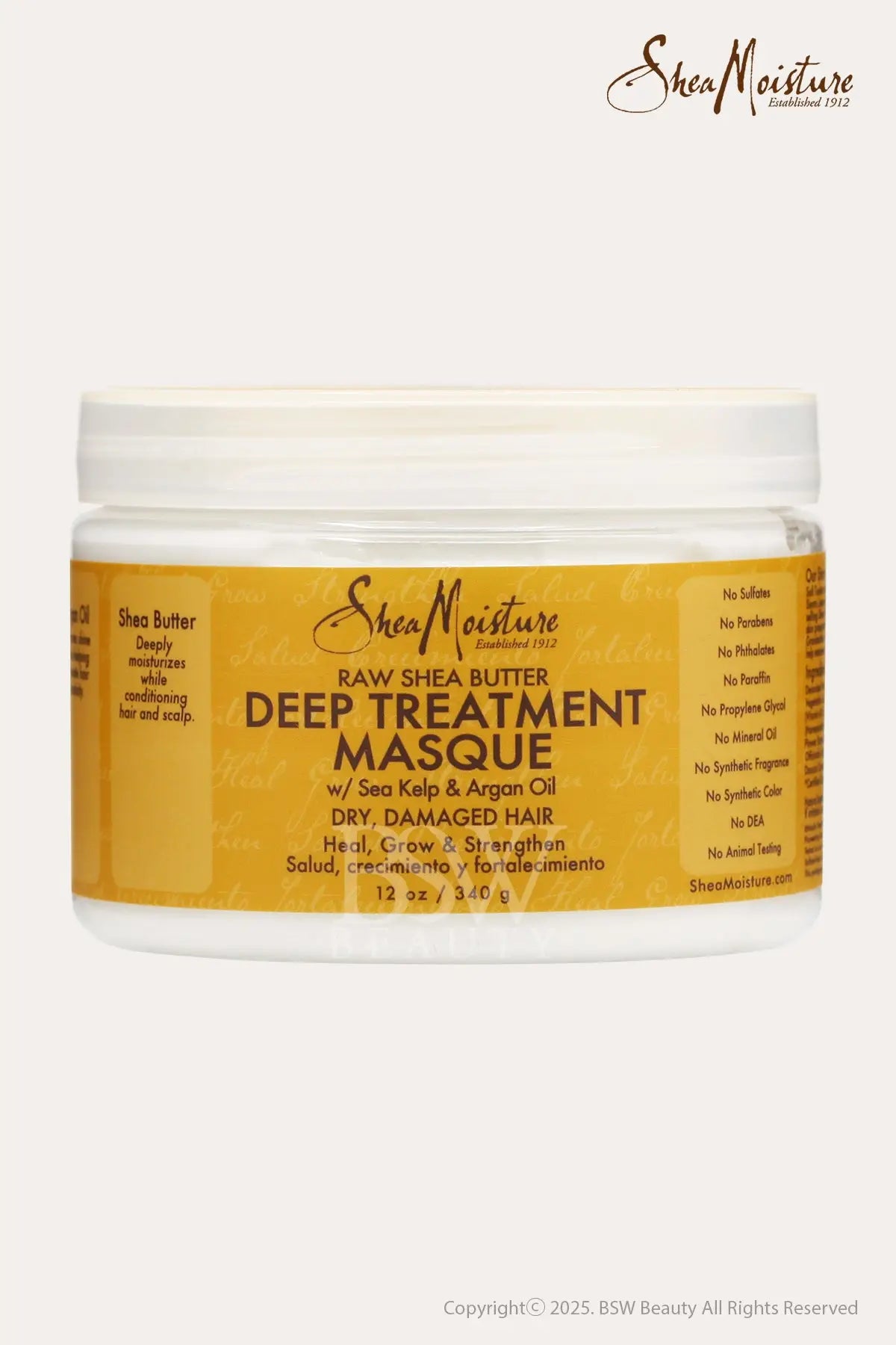 SHEA MOISTURE RAW SHEA BUTTER DEEP TREATMENT MASQUE 12oz - BSW BEAUTY CANADA
