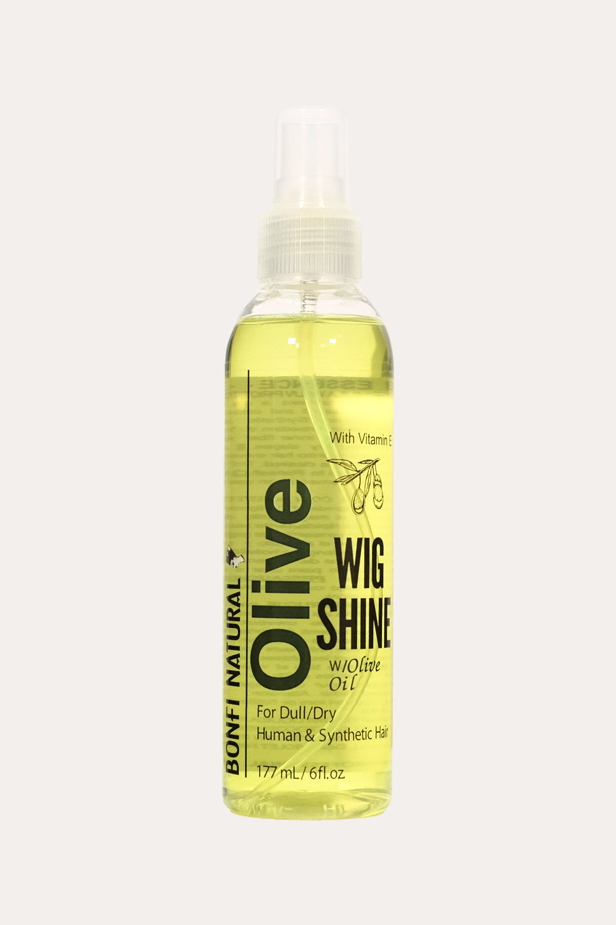 BONFI NATURAL OLIVE WIG SHINE 6oz