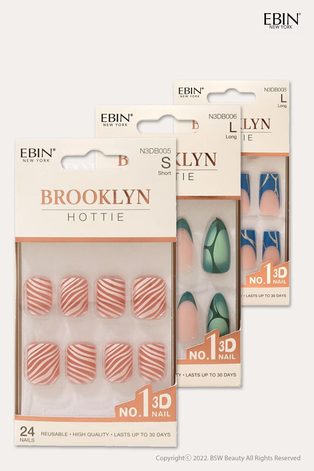 EBIN 3D NAIL BROOKLYN COLLECTION - BSW BEAUTY CANADA