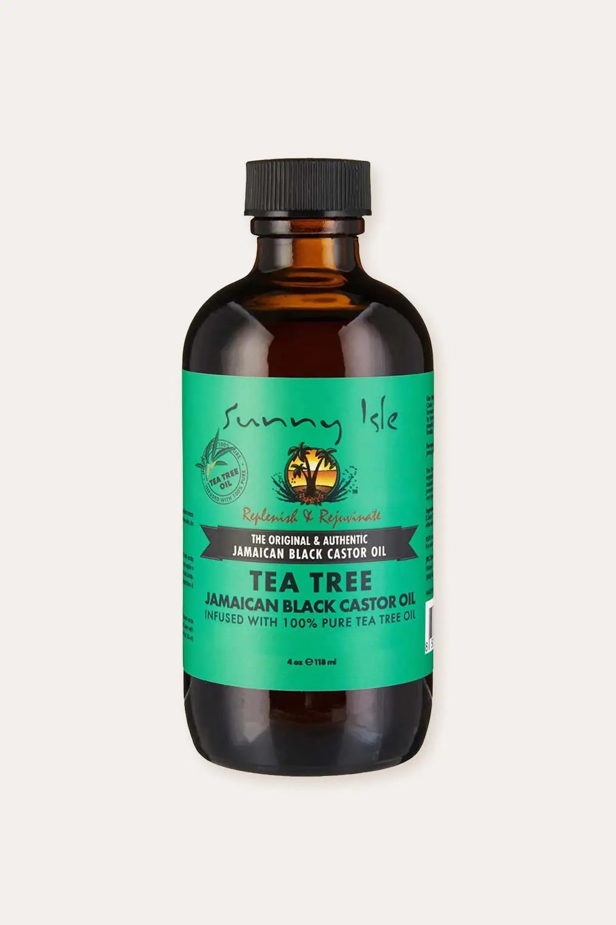 SUNNY ISLE JAMAICAN BLACK CASTOR OIL - TEA TREE OIL 4oz SUNNY ISLE