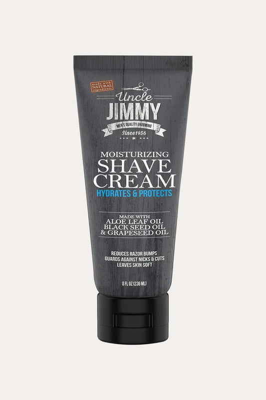 UNCLE JIMMY MOISTURIZING SHAVE CREAM 8oz - BSW BEAUTY CANADA