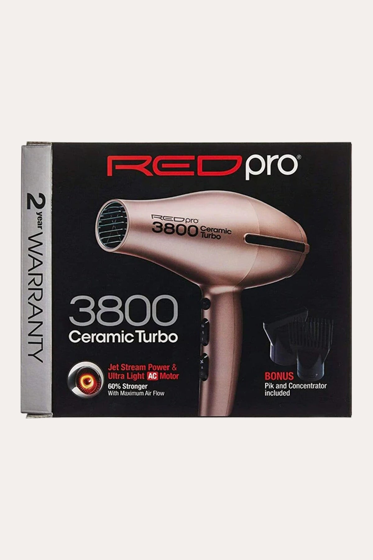 RED BY KISS AC CERAMIC TURBO BLOW DRYER (BDP05) RED BEAUTY
