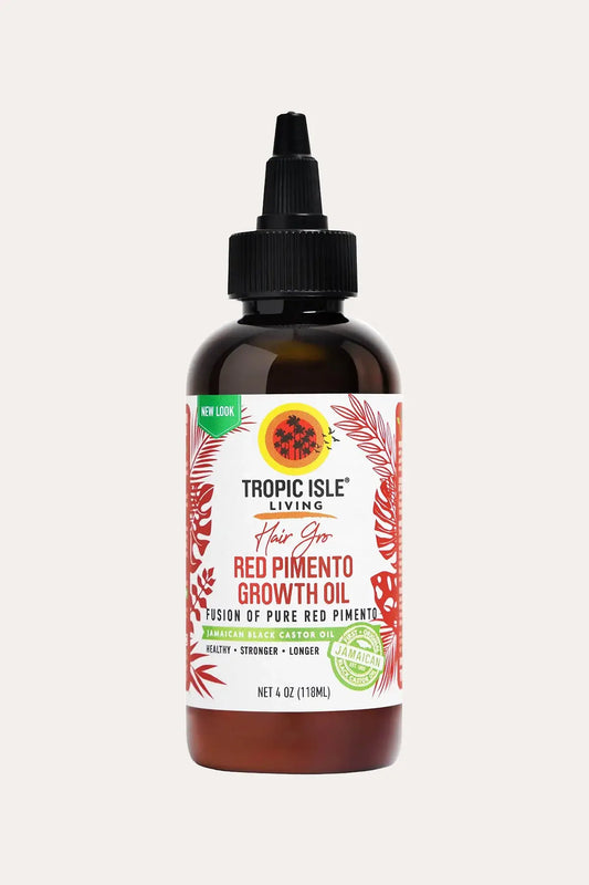 TROPIC ISLE LIVING JAMAICAN STRONG ROOTS RED PIMENTO HAIR GROWTH OIL 4oz - BSW BEAUTY CANADA