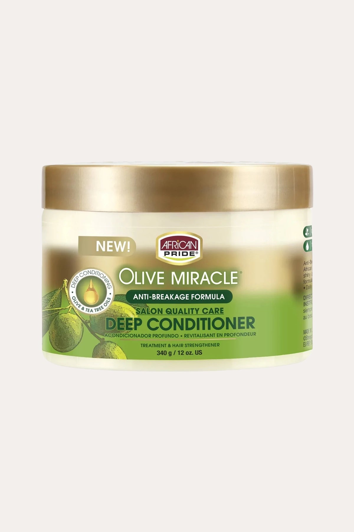 AFRICAN PRIDE OLIVE MIRACLE ANTI-BREAKAGE FORMULA DEEP CONDITIONER