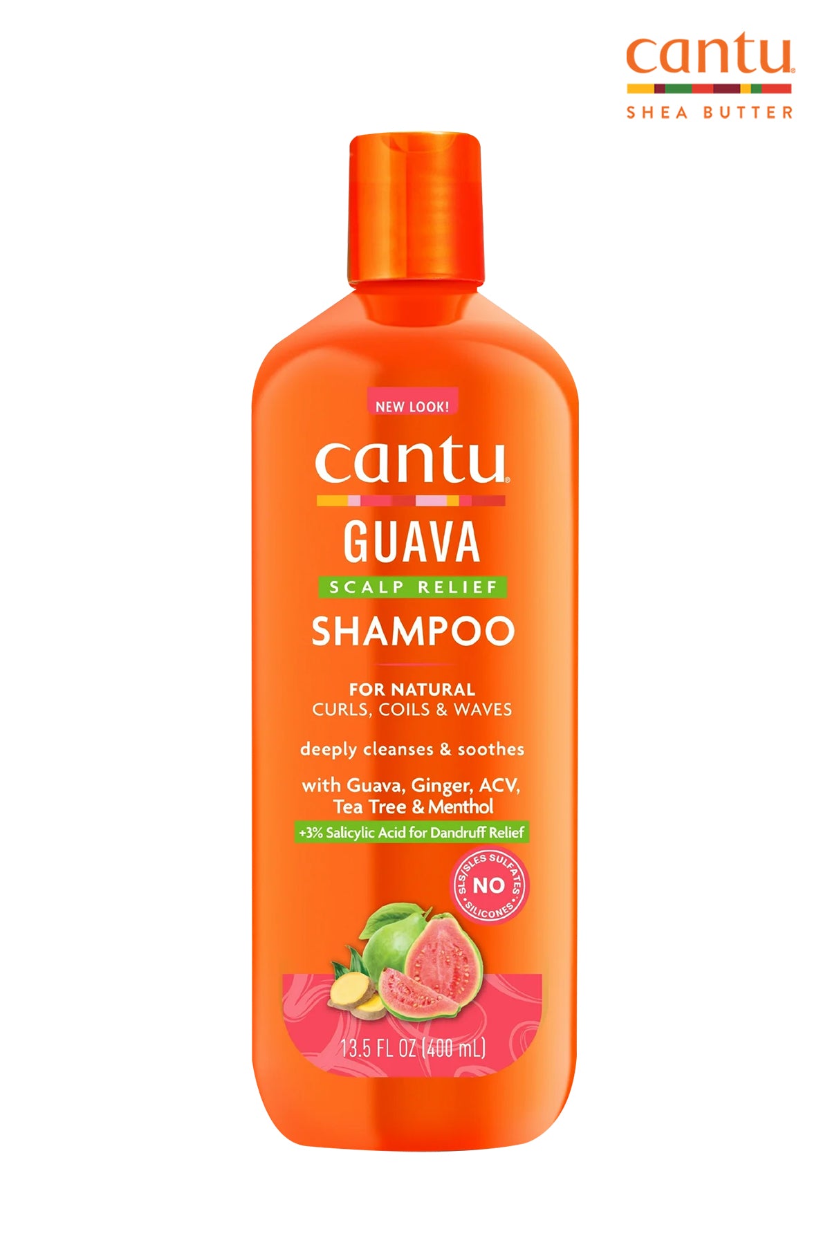 CANTU GUAVA & GINGER ANTI-DANDRUFF SHAMPOO 13.5oz - BSW BEAUTY CANADA