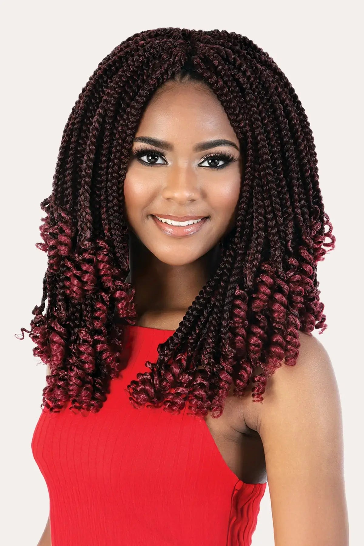 MOTOWN TRESS 4X BOX BRAID WITH CURLY ENDS 12" - BSW BEAUTY CANADA