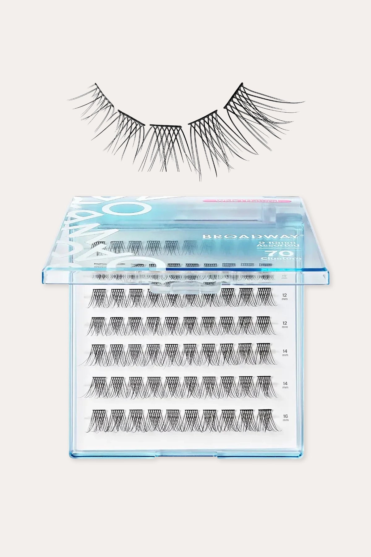 BROADWAY NATURAL DIY CLUSTER LASHES | INDIVISUAL FALSE EYELASHES