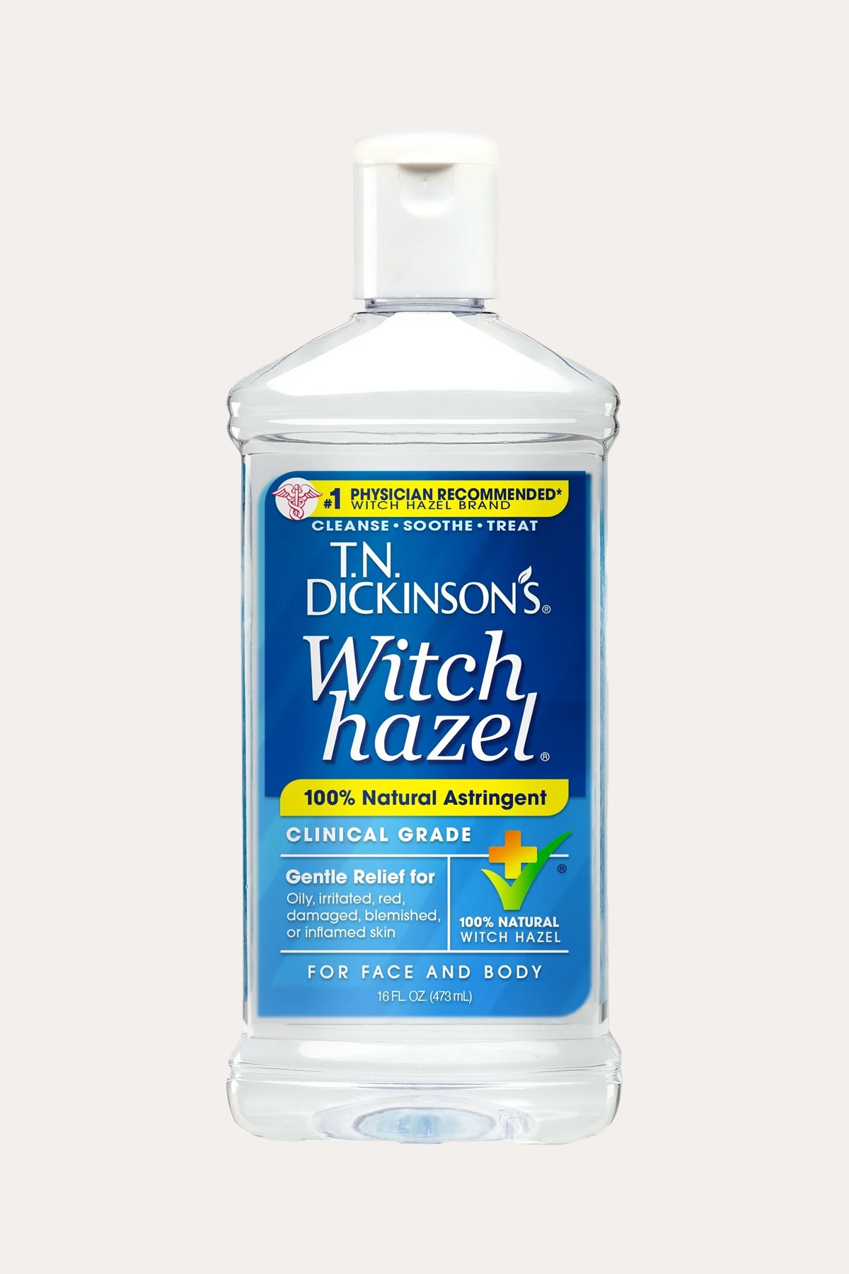T.N. DICKINSONS WITCH HAZEL 100% NATURAL ASTRINGENT 16oz - BSW BEAUTY CANADA