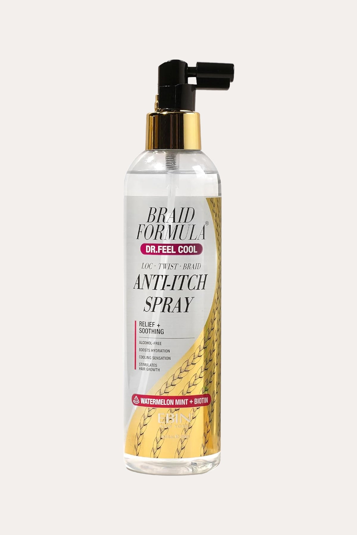 EBIN DR. FEEL COOL ANTI ITCH SPRAY WATERMELON BIOTIN 8.5oz - BSW BEAUTY CANADA