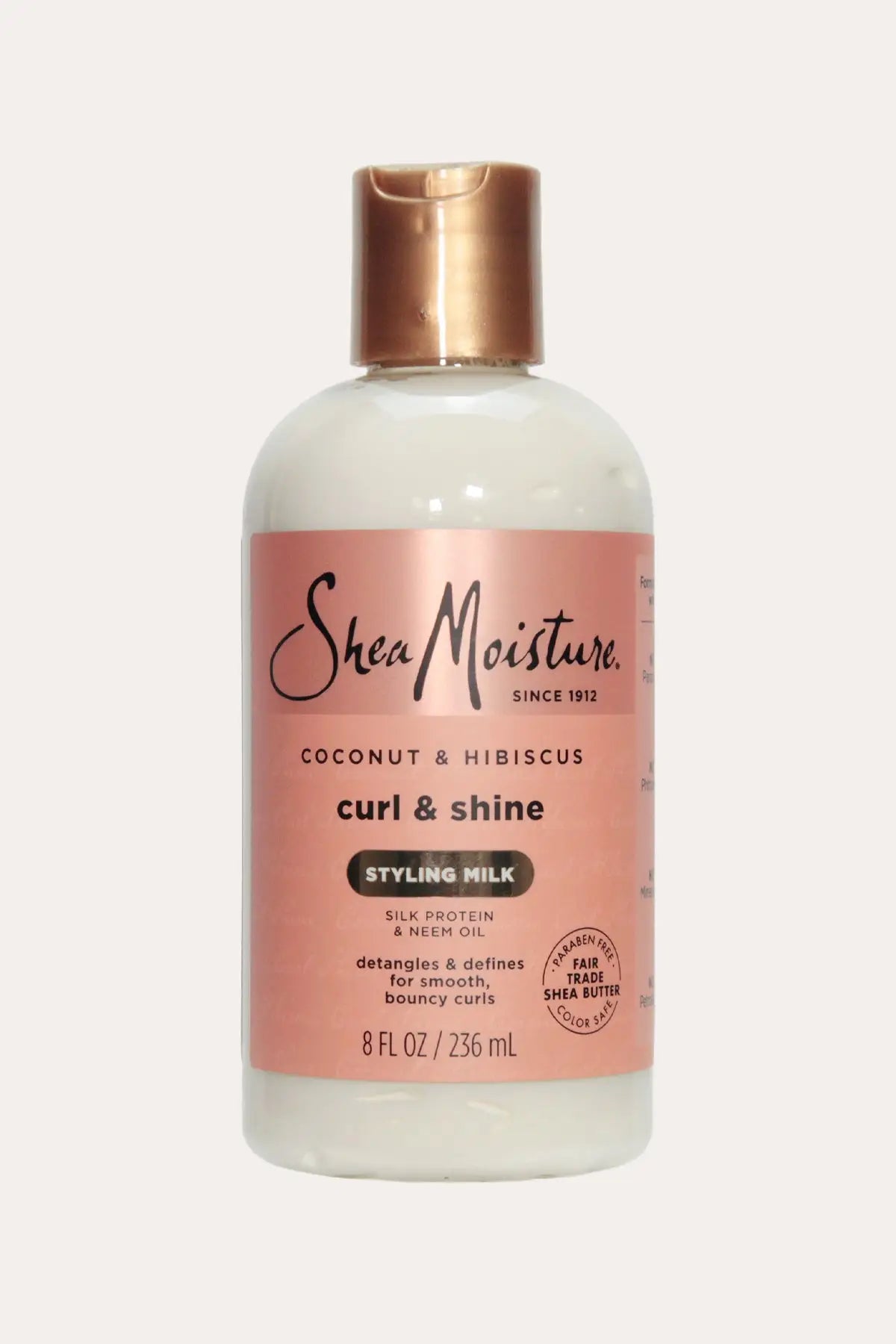 SHEA MOISTURE COCONUT & HIBISCUS CURL & STYLE STYLING MILK 8oz SHEA MOISTURE