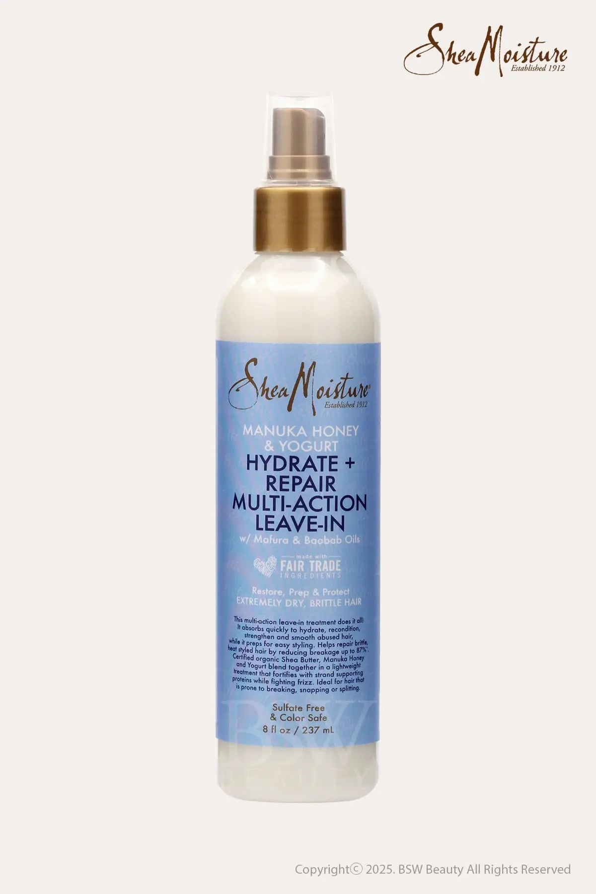 SHEA MOISTURE MANUKA HONEY&YOGURT HYDRATE REPAIR MULTI ACTION LEAVE IN 8oz - BSW BEAUTY CANADA