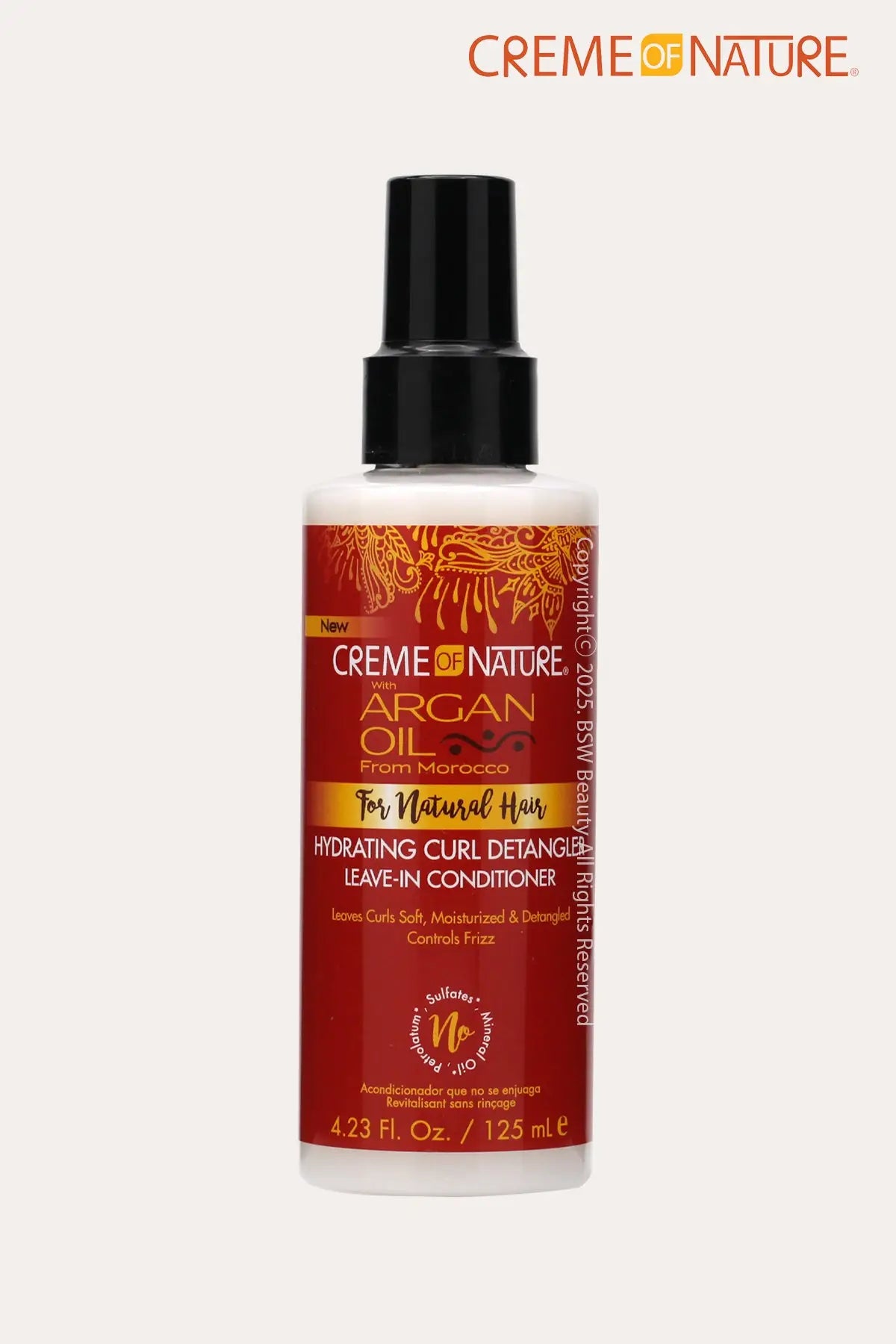 CREME OF NATURE ARGAN OIL HYDRATING CURL DETANGER LEAVE-IN CONDITIONER 4.23oz - BSW BEAUTY CANADA