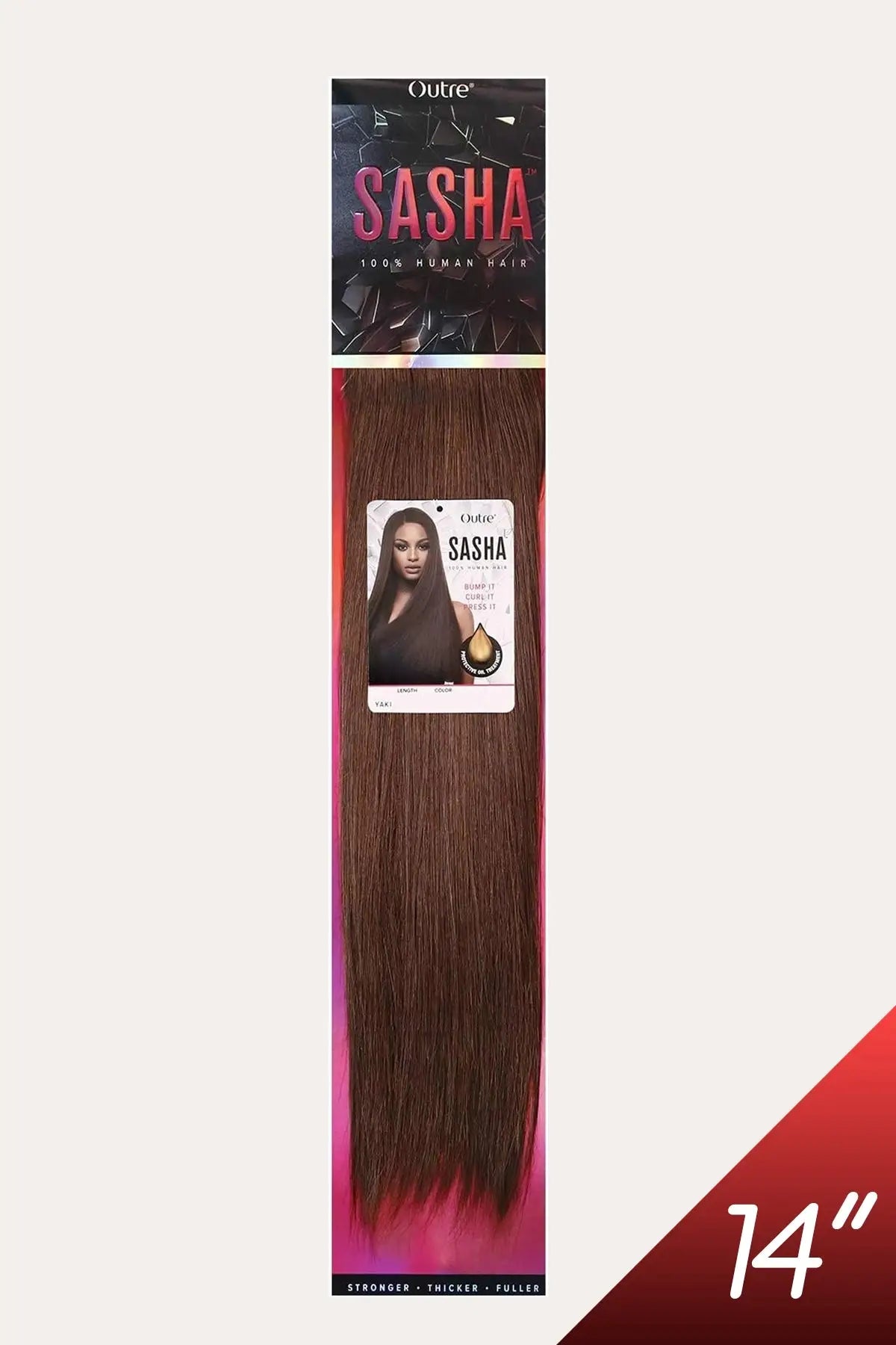 OUTRE HUMAN HAIR WEAVE SASHA YAKI - 14"