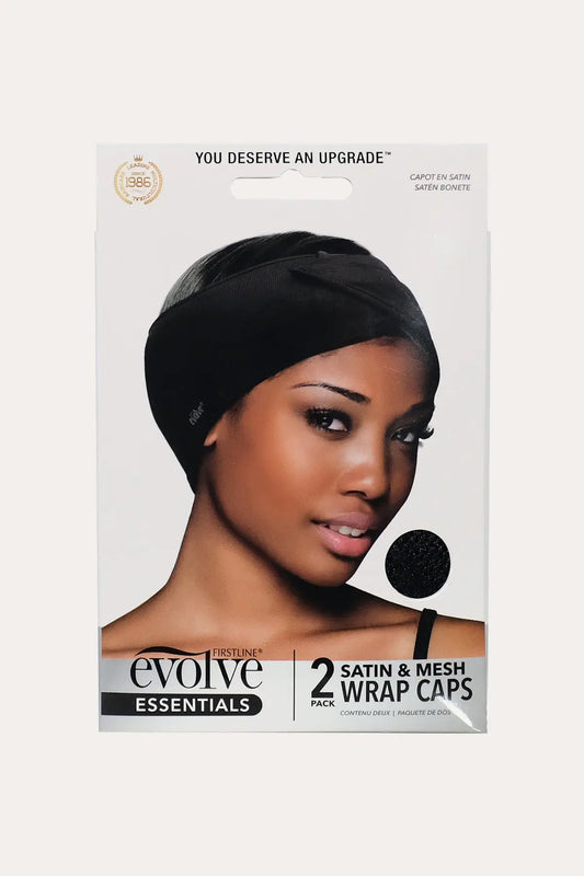 EVOLVE SATIN & MESH WRAP CAPS FIRST