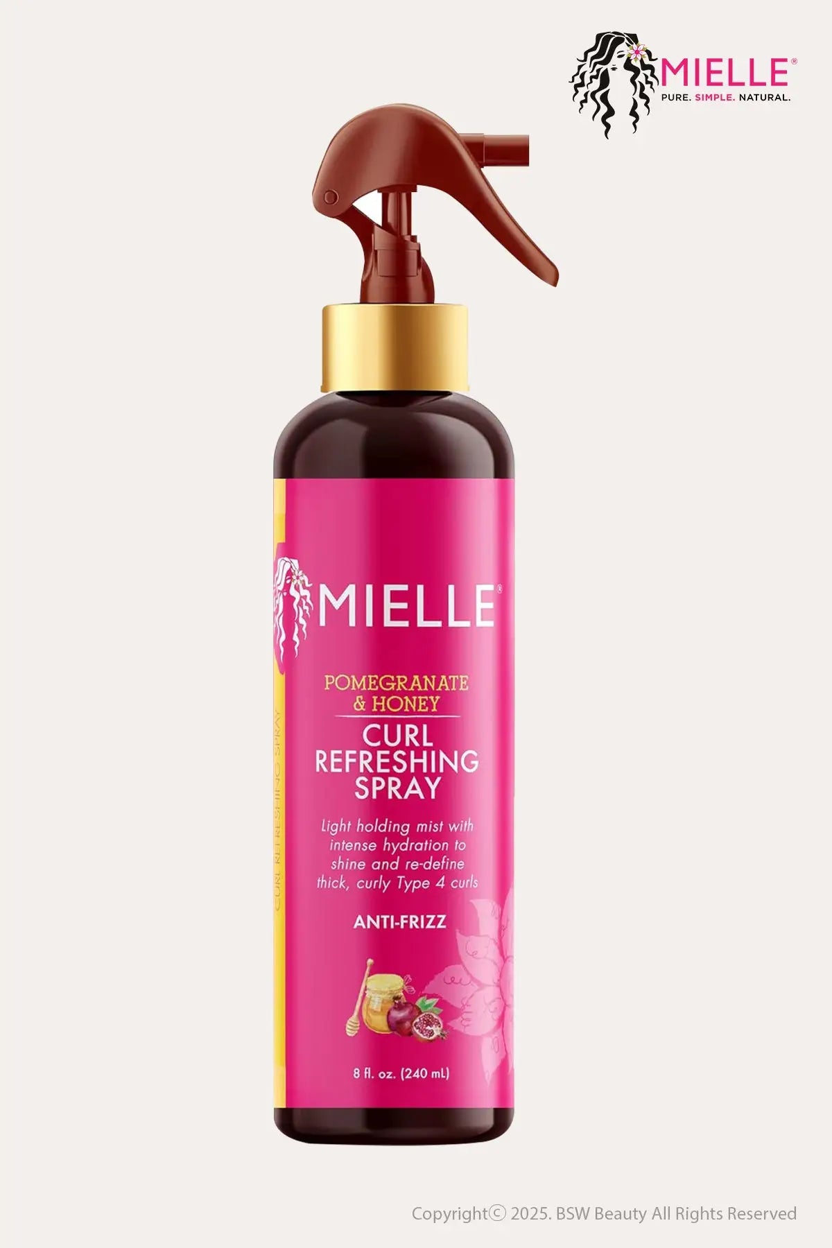 MIELLE POMEGRANATE & HONEY CURLING REFRESHING SPRAY 8oz - BSW BEAUTY CANADA
