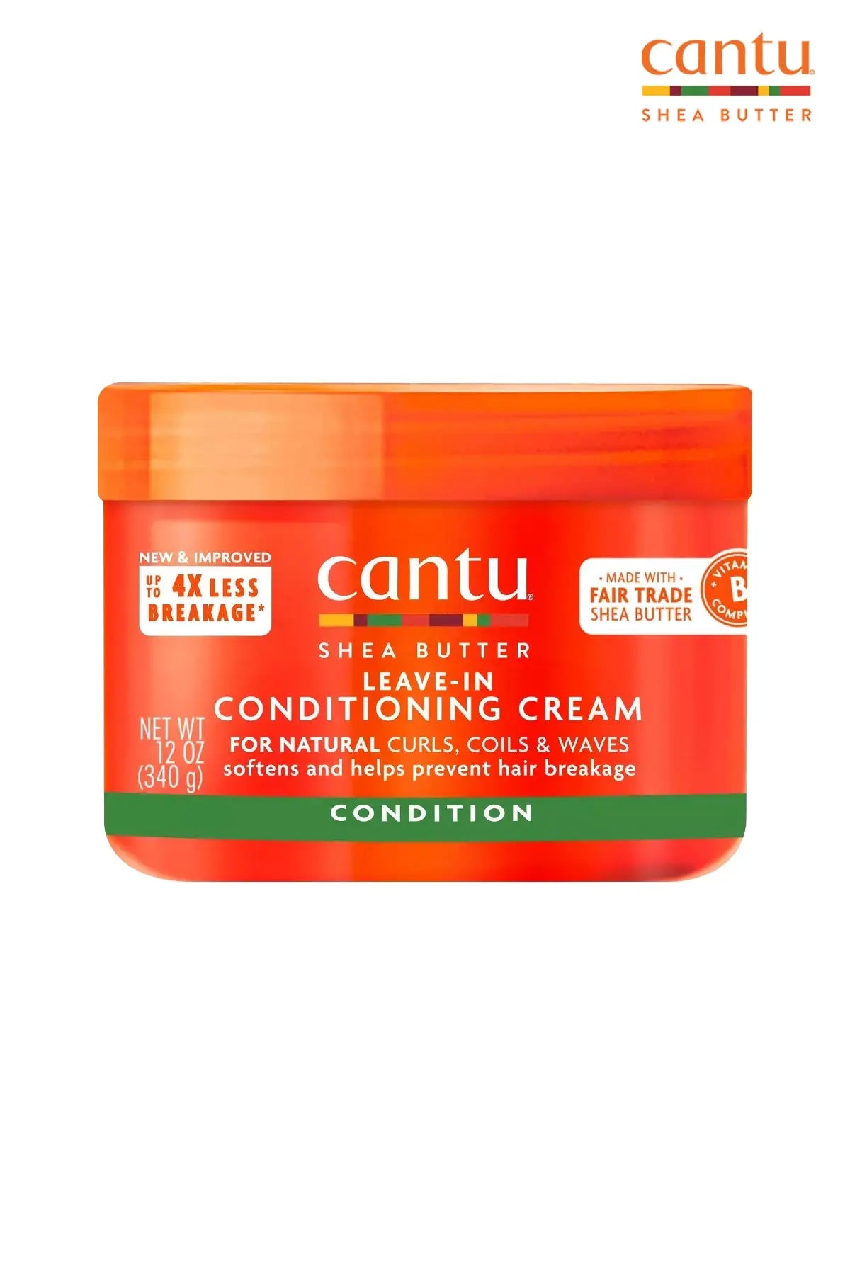 CANTU FOR NATURAL LEAVE IN CONDITIONING CREAM 12oz - BSW BEAUTY CANADA