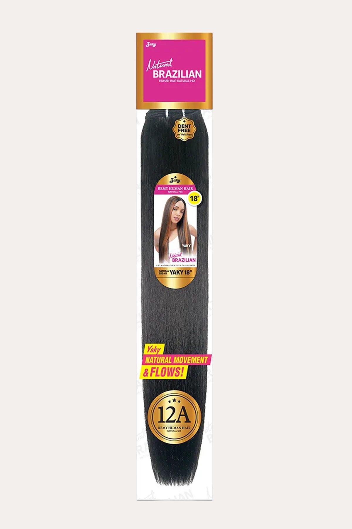 ZURY NATURAL BRIZILIAN YAKY 18