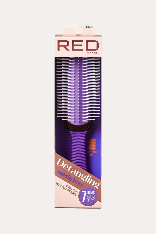 RED BY KISS 7 ROW DETANGLING NON-SLIP BRUSH HH46 - BSW BEAUTY CANADA