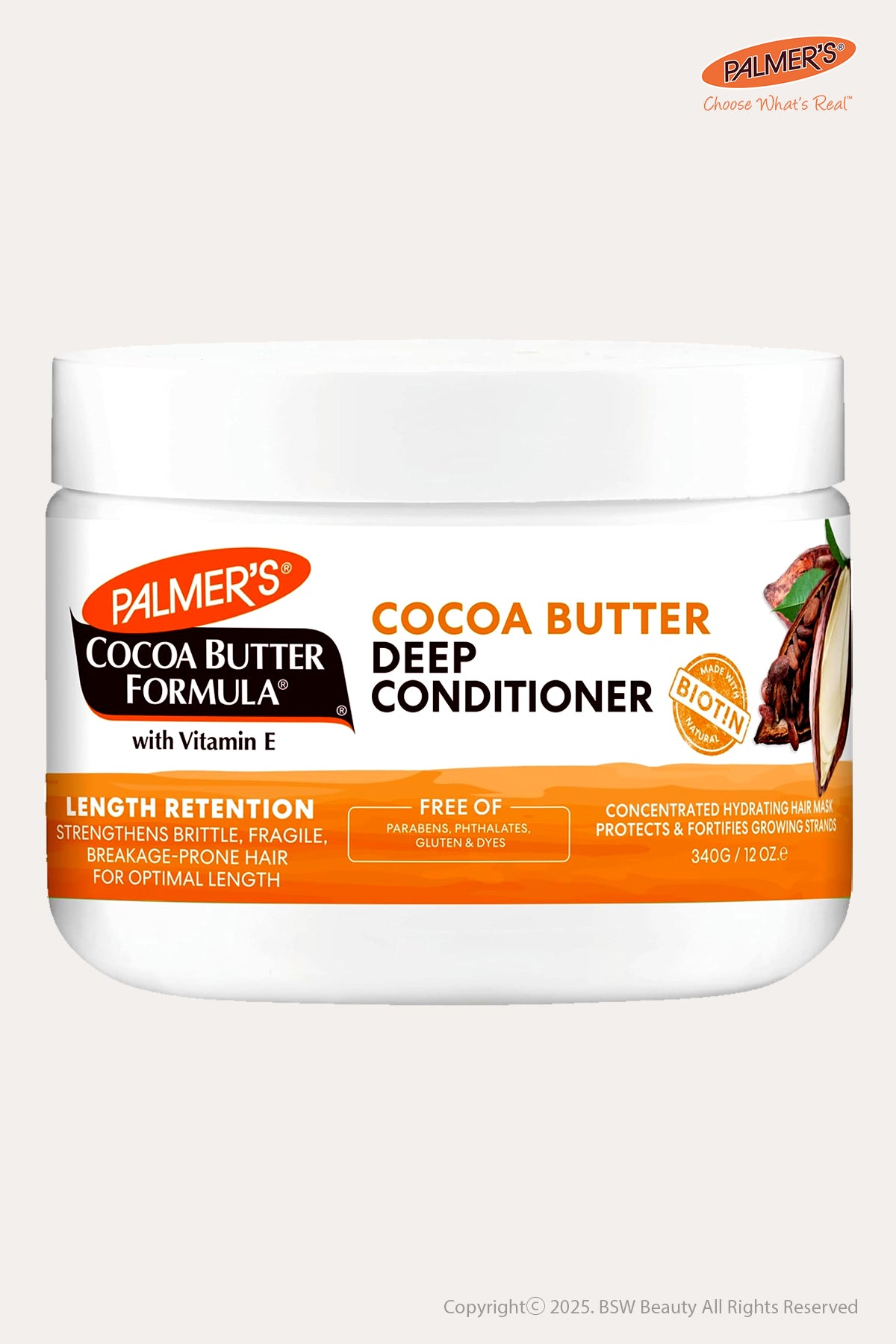 PALMER'S COCOA BUTTER FORMULA LENGTH RETENTION DEEP CONDITIONER 12oz - BSW BEAUTY CANADA