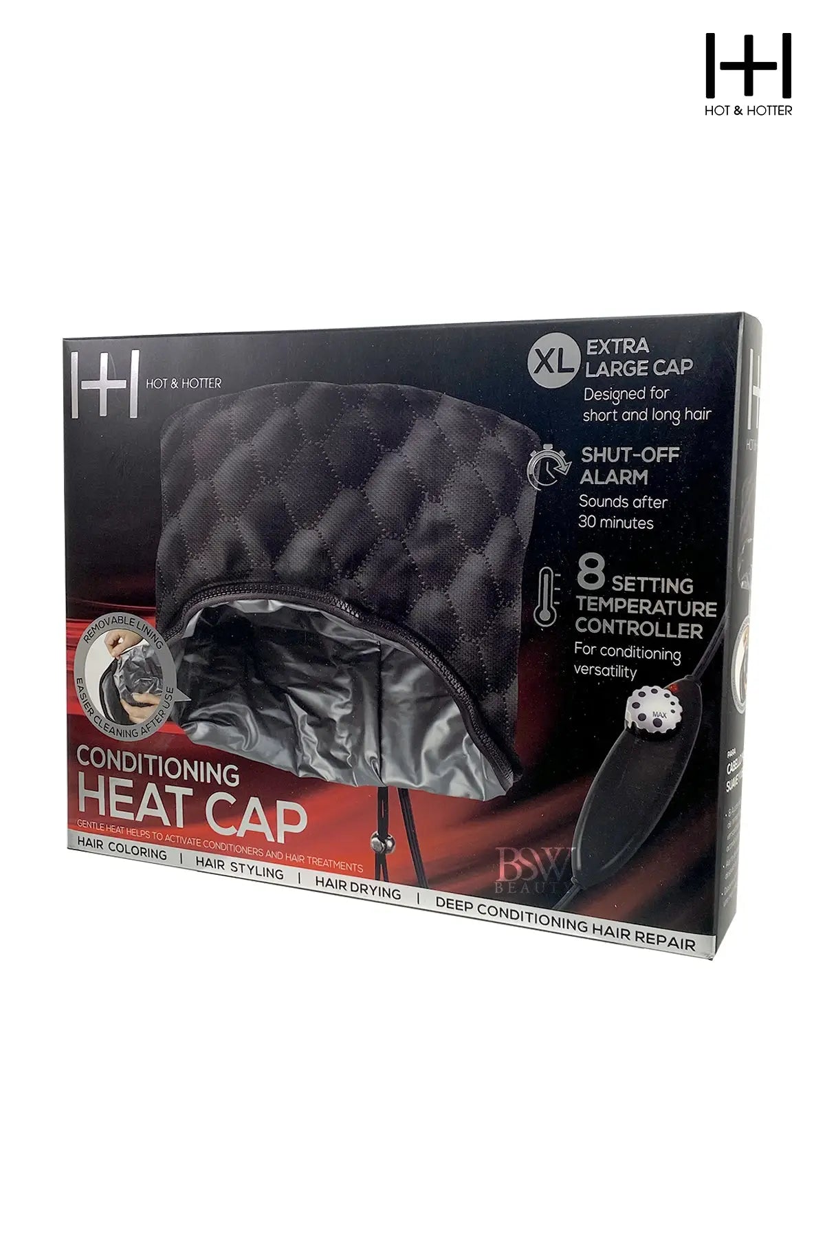 H&H 3IN1 PROFESSIONAL WASHABLE CONDITIONING HEAT CAP #ANN5757