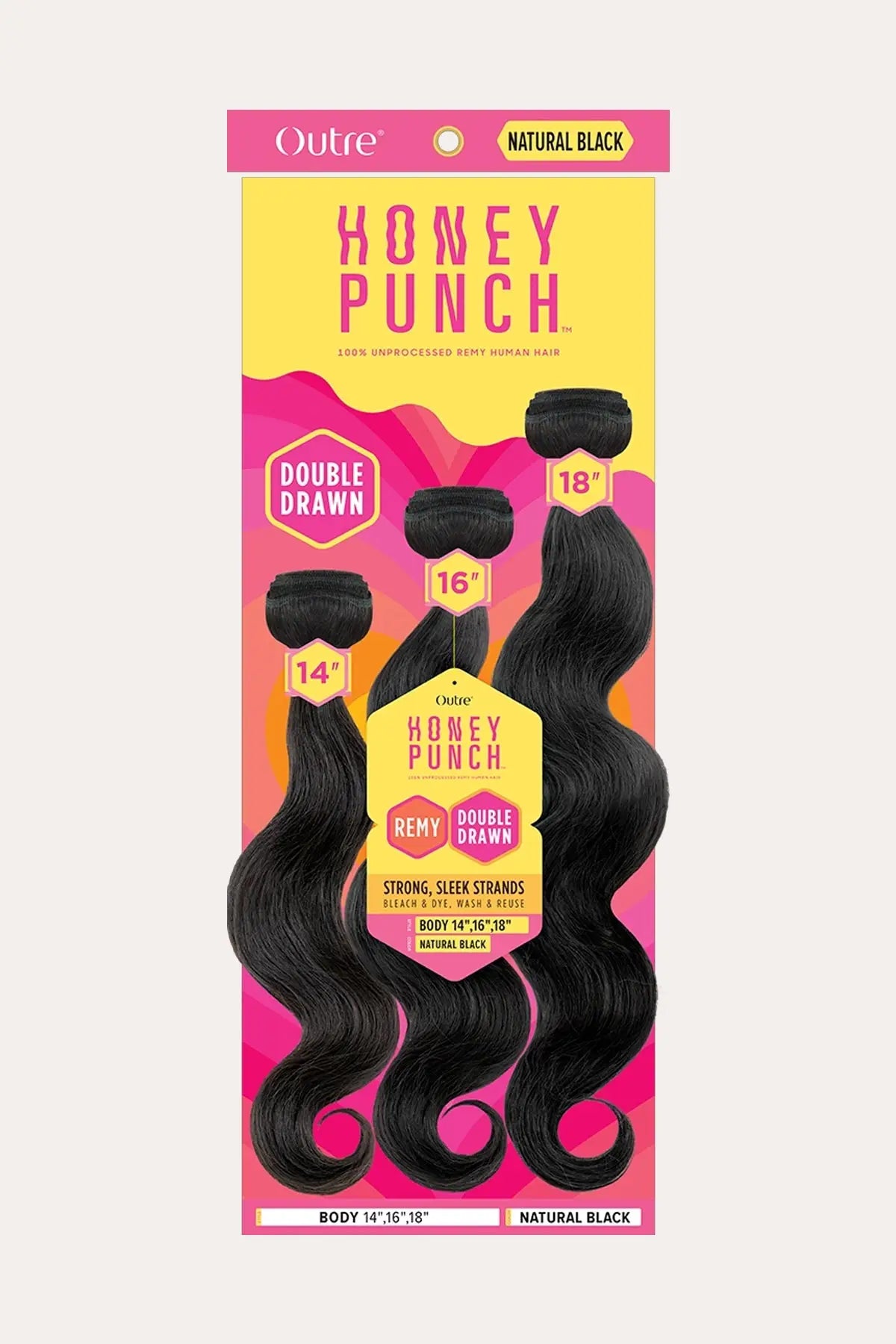 OUTRE HONEY PUNCH UNPROCESSED HUMAN HAIR - BODY MULTI OUTRE