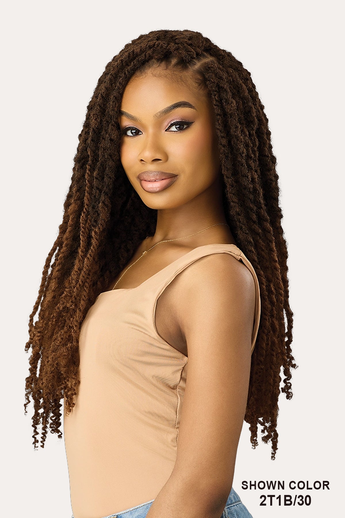 OUTRE  X-PRESSION TWISTE UP 3X SWICY AFRO TWIST 18"