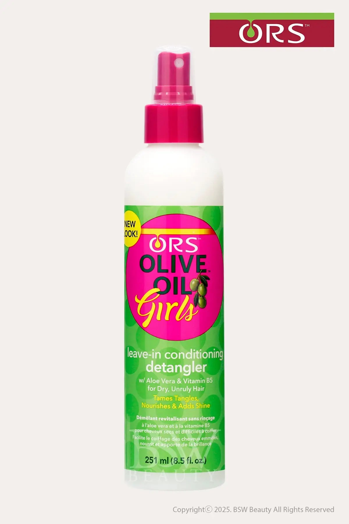ORS OLIVE OIL GIRLS LEAVE-IN CONDITIONING DETANGLER 8.5oz - BSW BEAUTY CANADA