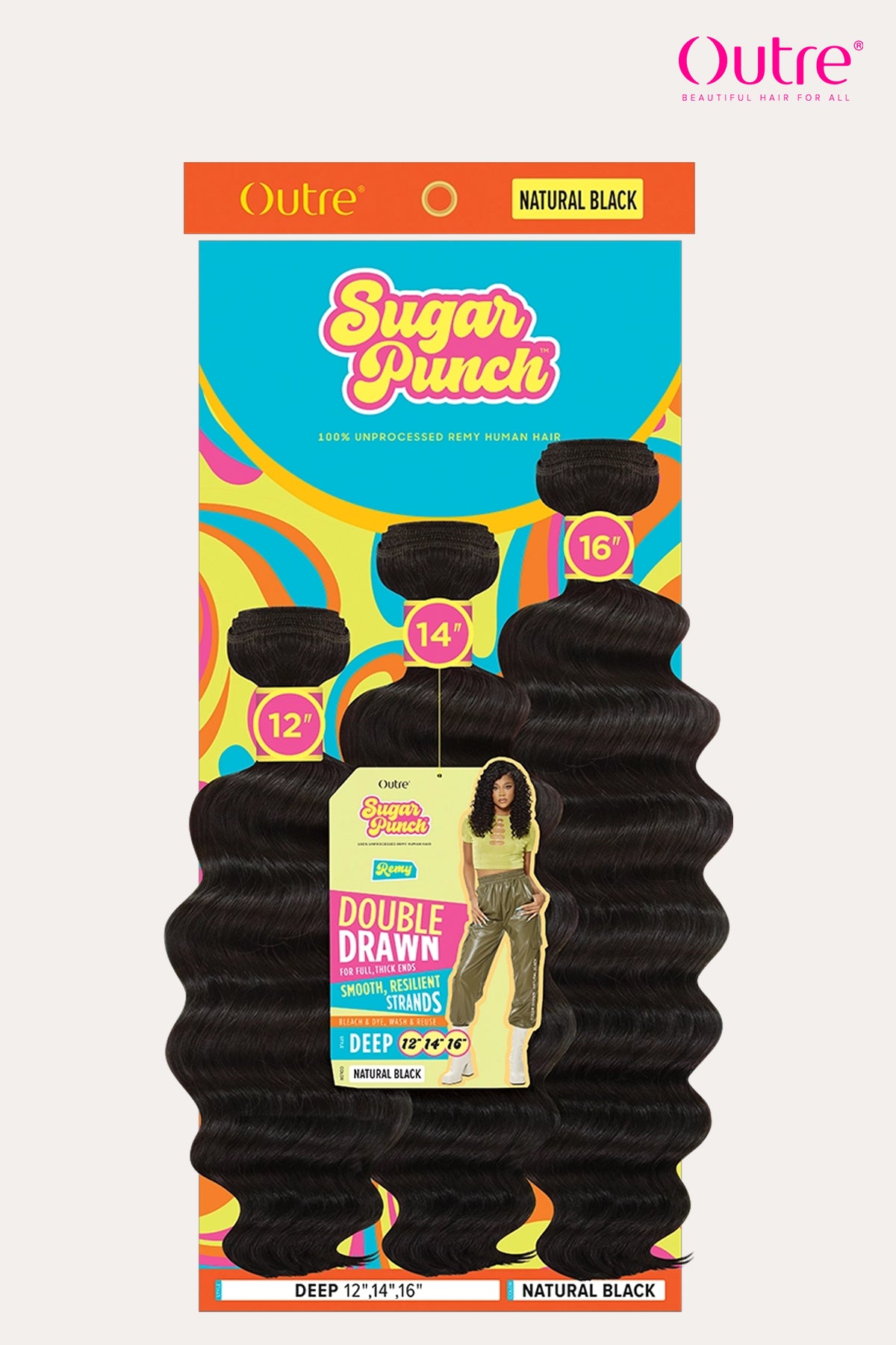 OUTRE SUGAR PUNCH - DEEP CURL MULTI 3PCS - BSW BEAUTY CANADA