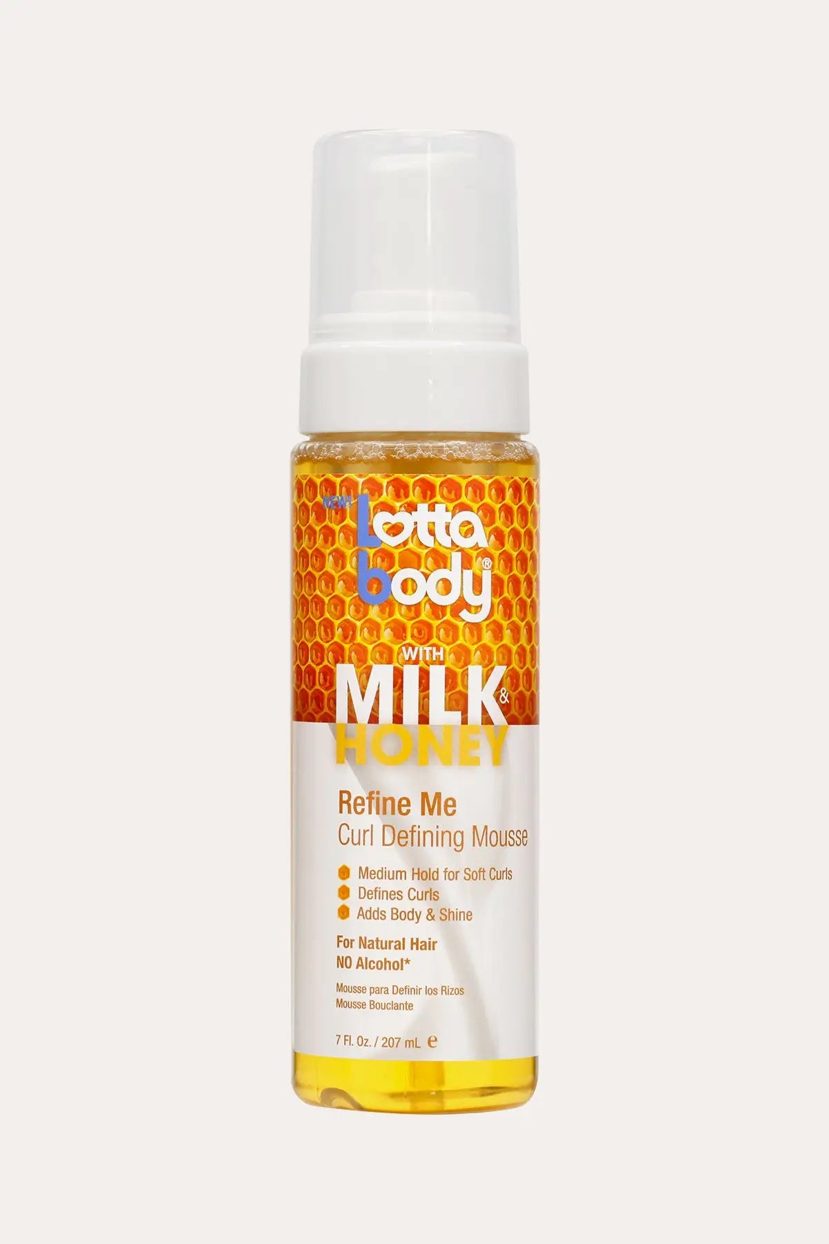 LOTTABODY WITH MILK & HONEY REFINE ME CURL DEFINING MOUSE 7oz - BSW BEAUTY CANADA