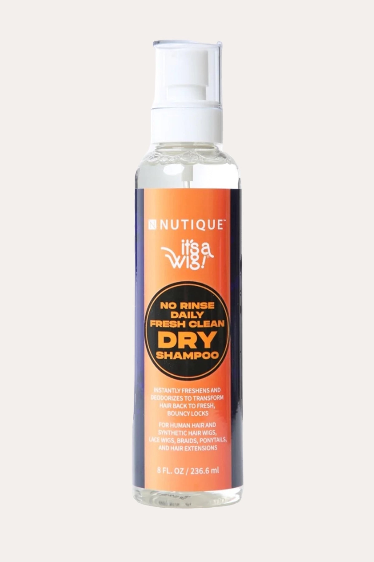NUTIQUE - C'EST UNE PERUQUE SHAMPOOING SEC QUOTIDIEN SANS RINÇAGE