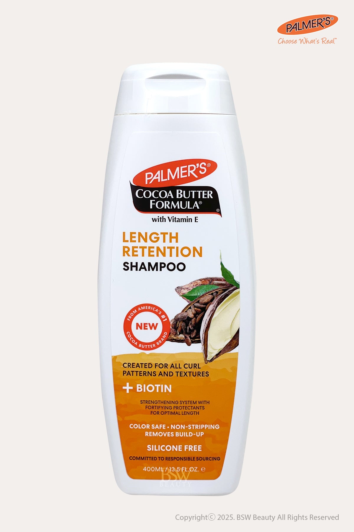 PALMER'S COCOA BUTTER FORMULA LENGTH RETENTION SHAMPOO 13.5oz - BSW BEAUTY CANADA