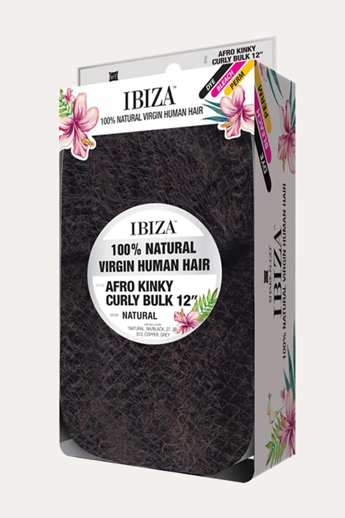 SHAKE N GO VIRGIN HUMAN HAIR IBIZA AFRO KINKY CULRY BULK 12" - BSW BEAUTY CANADA