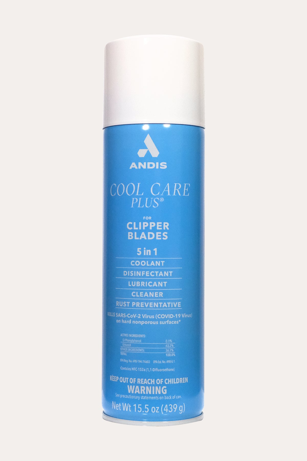 ANDIS COOL CARE PLUS 5 IN 1 CLIPPER SPRAY 15.5oz
