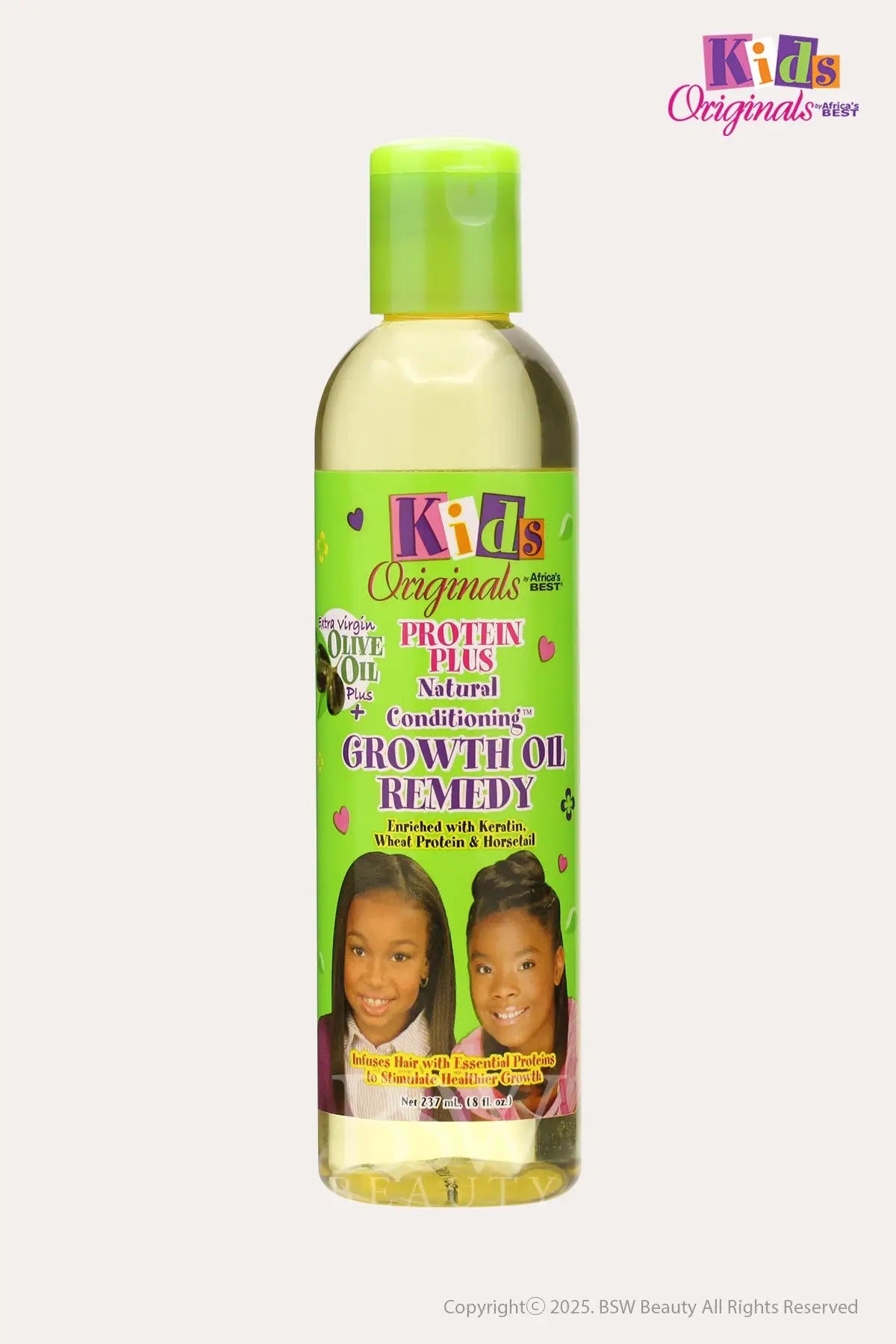 AFRICA'S BEST KIDS ORIGINALS PROTEIN PLUS NATURAL CONDITIONING GROWTH OIL REMEDY 8oz - BSW BEAUTY CANADA