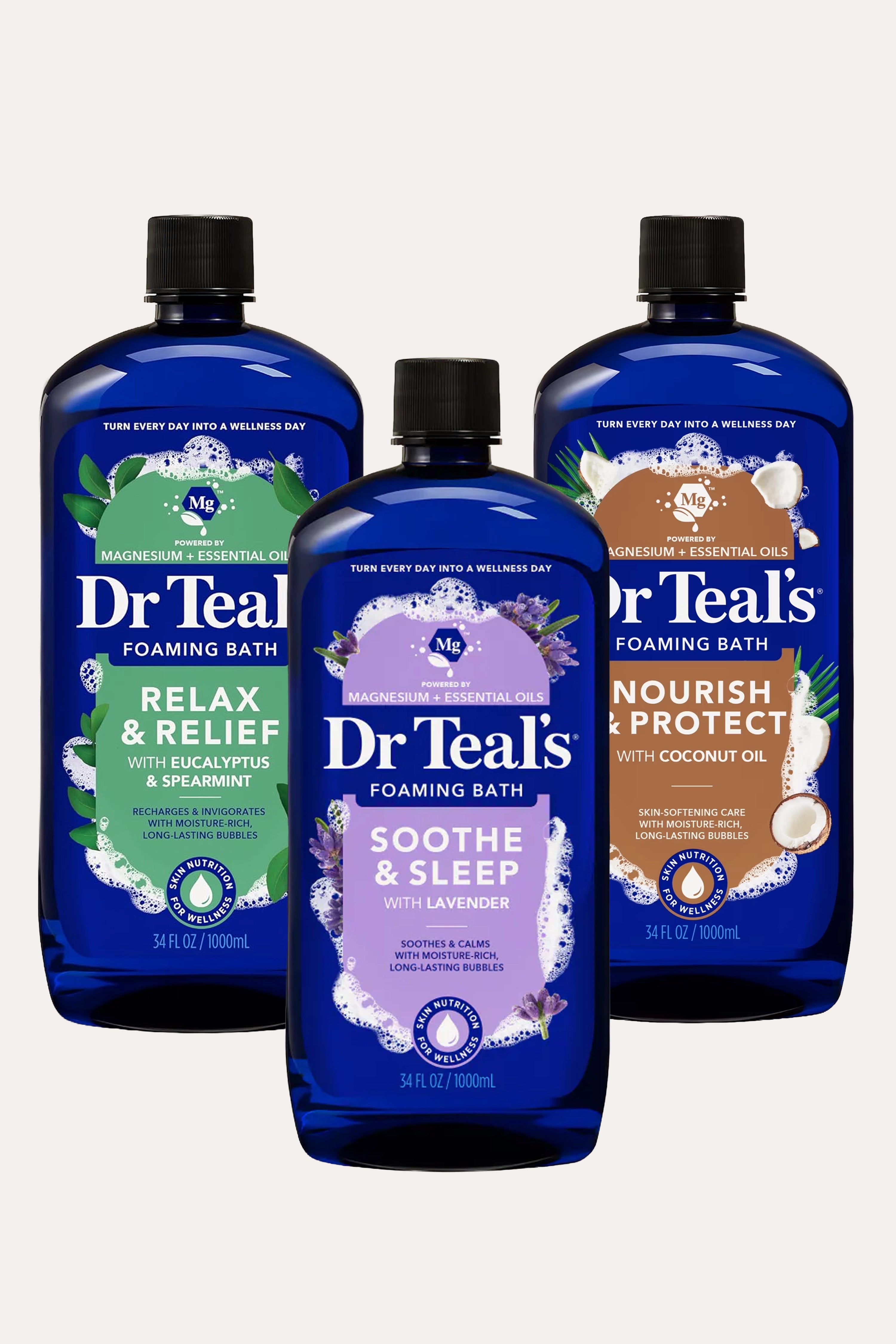DR TEAL'S FOAMING BATH (3 types)