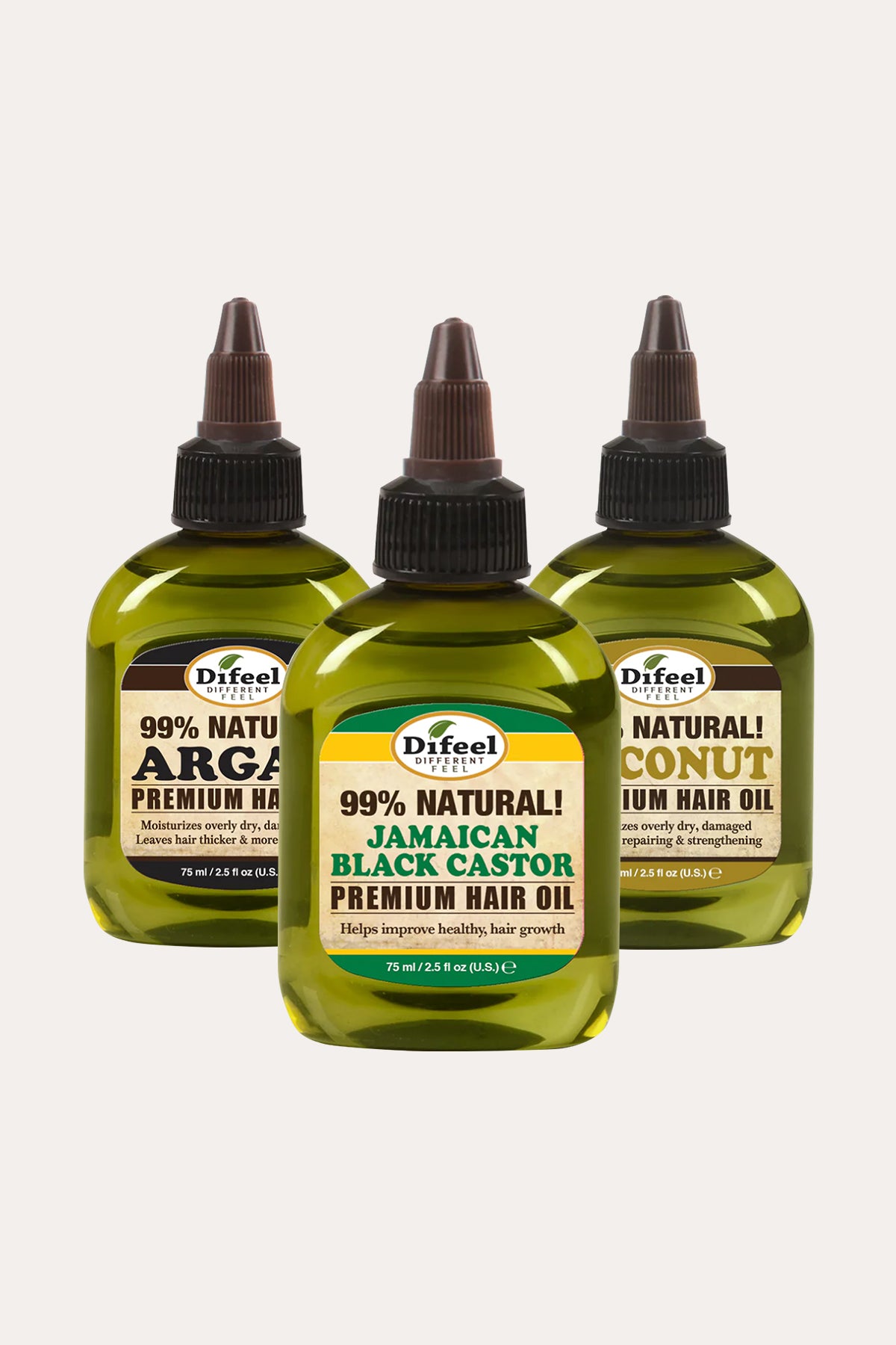 DIFEEL 99% NATURAL PREMIUM HAIR OIL 2.5oz